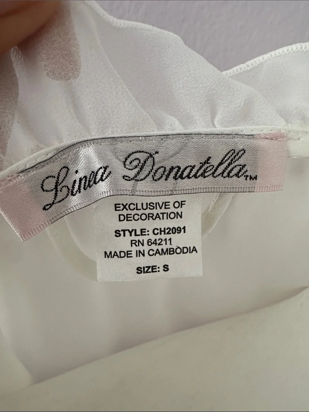 Vintage Ivory Satin Robe with Ruffle Trim